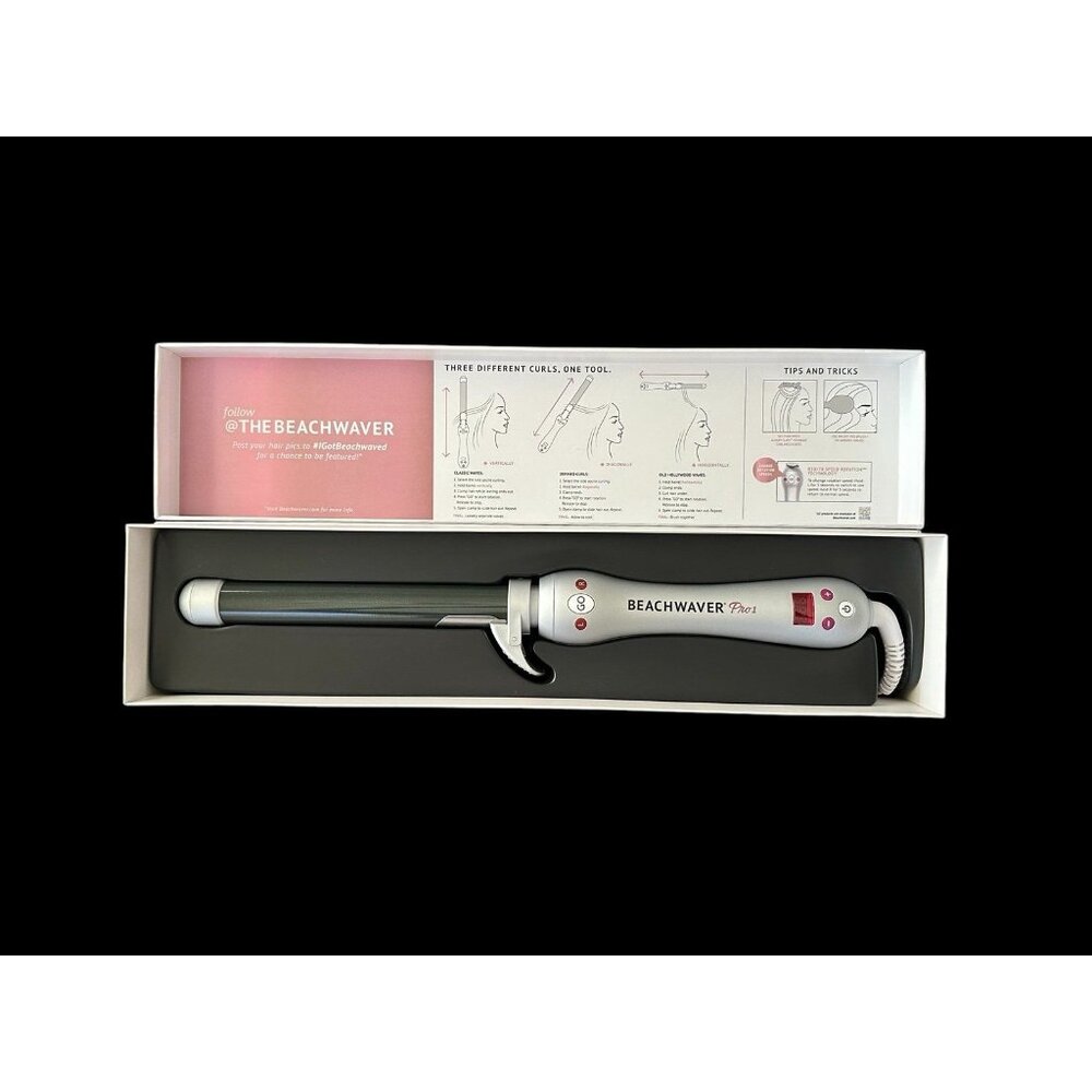 New Beachwaver Pro 1” Rotating Curling Iron $225 retail